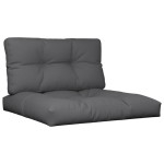 vidaXL Perne de paleți, 2 buc., antracit, material textil