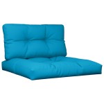 vidaXL Perne de paleți, 2 buc., albastru, material textil