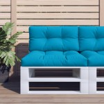 vidaXL Perne de paleți, 2 buc., albastru, material textil