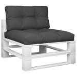 vidaXL Perne de paleți, 2 buc., negru, material textil