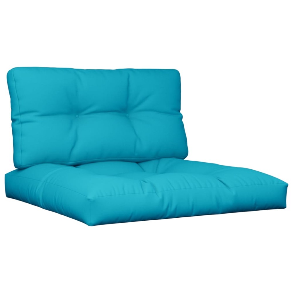 vidaXL Perne de paleți, 2 buc., turcoaz, material textil