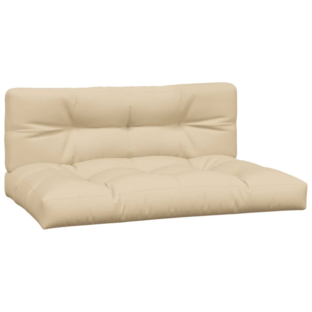 vidaXL Perne pentru paleți, 2 buc., bej, material textil