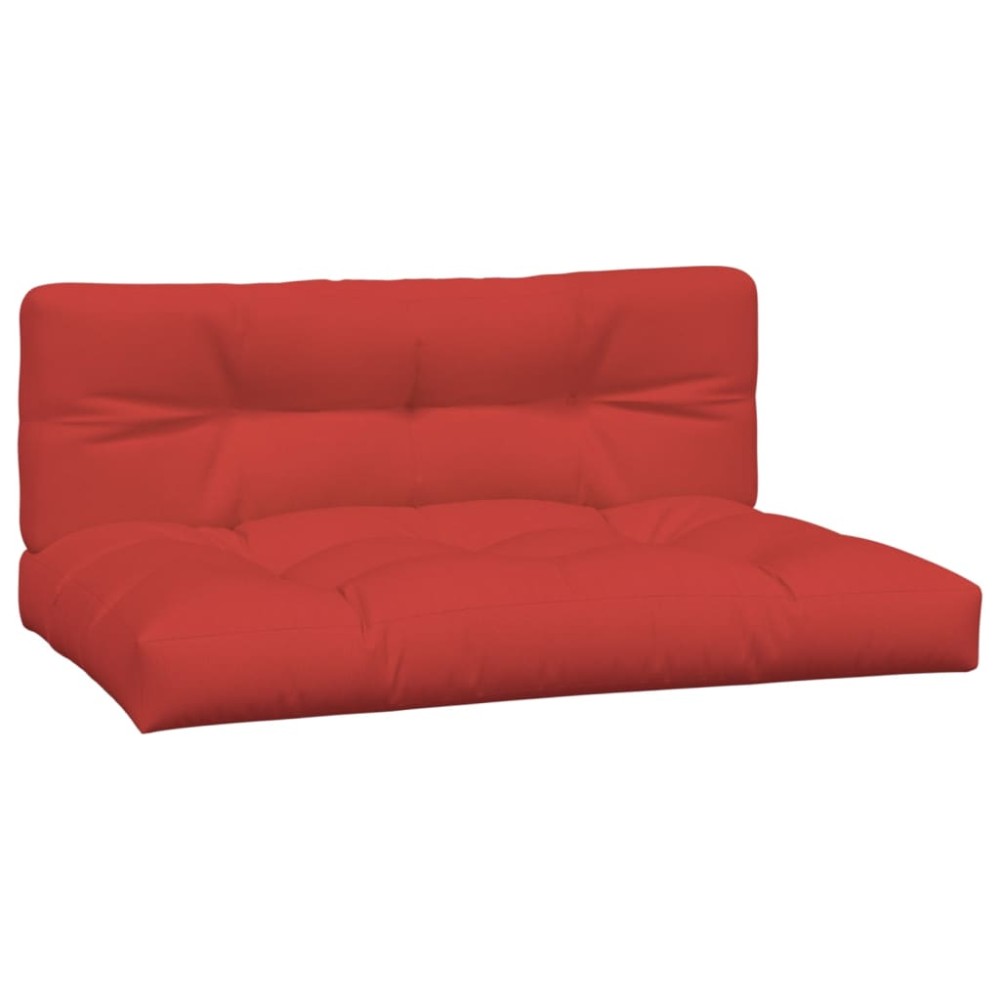 vidaXL Perne de paleți, 2 buc. roșu, material textil