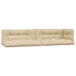 vidaXL Perne de paleți, 5 buc., bej, material textil