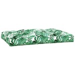 vidaXL Perne de paleți, 5 buc., model cu frunze, material textil vidaXL Perne de paleți, 5 buc., model cu frunze, material textil