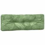 vidaXL Perne de paleți, 5 buc., model cu frunze textil vidaXL Perne de paleți, 5 buc., model cu frunze textil
