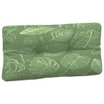 vidaXL Perne de paleți, 5 buc., model cu frunze textil vidaXL Perne de paleți, 5 buc., model cu frunze textil