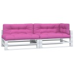 vidaXL Perne de paleți, 5 buc., roz  material textil