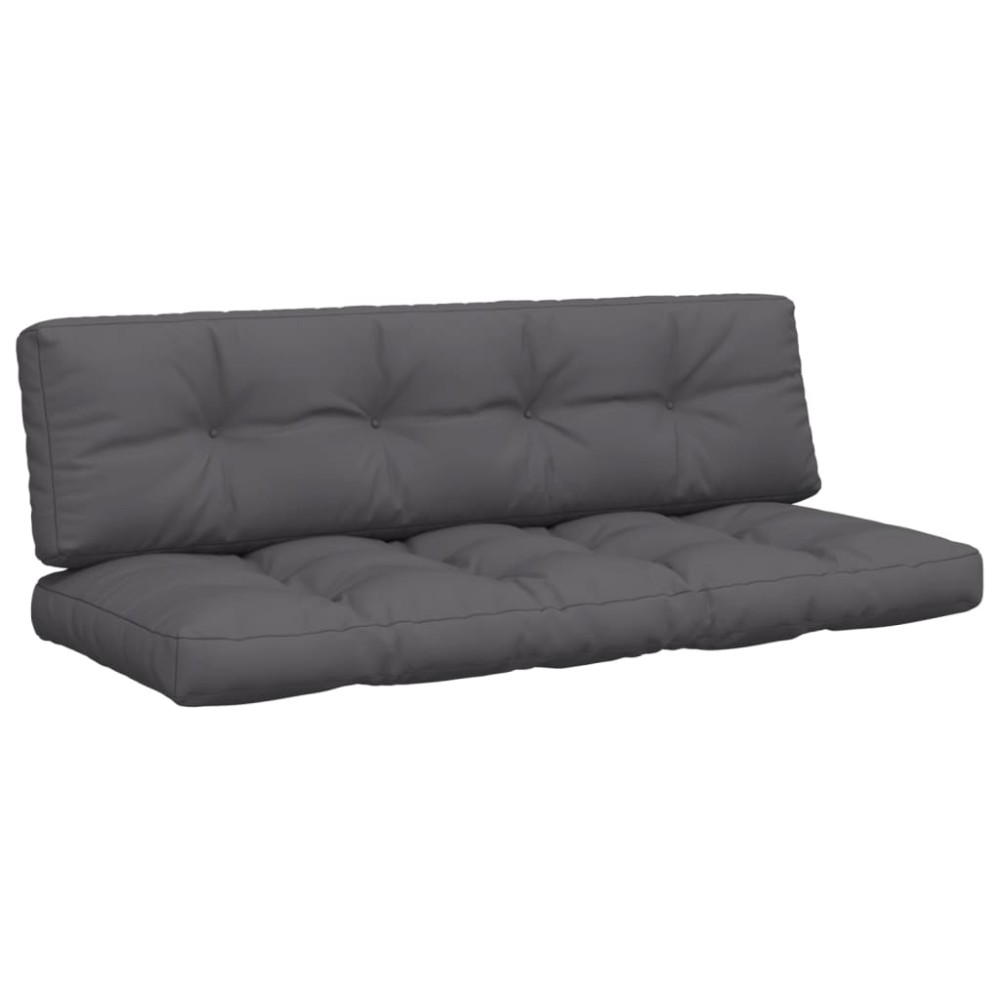 vidaXL Perne de paleți, 2 buc., antracit, material textil