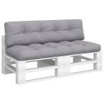 vidaXL Perne pentru paleți, 2 buc., gri, material textil