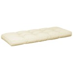 vidaXL Perne de paleți, 2 buc., crem, material textil