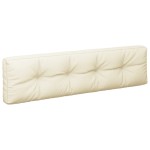 vidaXL Perne de paleți, 2 buc., crem, material textil