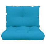 vidaXL Perne de paleți, 2 buc., albastru, material textil