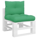 vidaXL Perne de paleți, 2 buc, verde, material textil