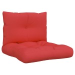 vidaXL Perne de paleți, 2 buc. roșu, material textil