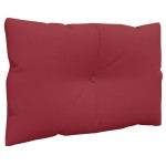 vidaXL Perne de paleți, 2 buc., roșu vin, material textil
