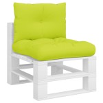 vidaXL Perne de paleți, 2 buc, verde aprins, material textil