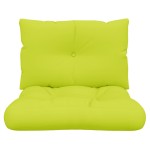 vidaXL Perne de paleți, 2 buc, verde aprins, material textil