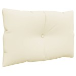 vidaXL Perne de paleți, 3 buc., crem, material textil
