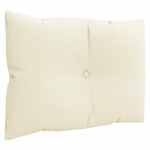 vidaXL Perne de paleți, 3 buc., crem, material textil