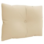 vidaXL Perne de paleți, 3 buc., bej, material textil