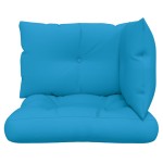 vidaXL Perne de paleți, 3 buc, albastru, material textil