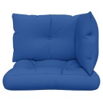 vidaXL Perne de paleți, 3 buc., albastru regal, material textil