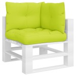 vidaXL Perne de paleți, 3 buc, verde aprins, material textil