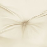 vidaXL Pernă de paleți, crem, 60x61,5x10 cm, material textil vidaXL Pernă de paleți, crem, 60x61,5x10 cm, material textil