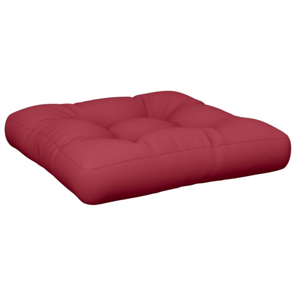 vidaXL Pernă de paleți, roșu vin, material textil