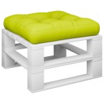 vidaXL Pernă de paleți, verde aprins, material textil vidaXL Pernă de paleți, verde aprins, material textil