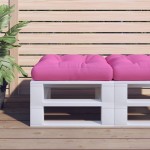 vidaXL Pernă pentru paleți, roz, 60x61,5x10 cm, țesătură Oxford vidaXL Pernă pentru paleți, roz, 60x61,5x10 cm, țesătură Oxford