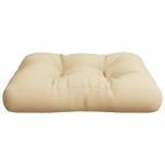 vidaXL Pernă de paleți, bej, 58x58x10 cm, material textil vidaXL Pernă de paleți, bej, 58x58x10 cm, material textil