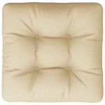vidaXL Pernă de paleți, bej, 58x58x10 cm, material textil vidaXL Pernă de paleți, bej, 58x58x10 cm, material textil