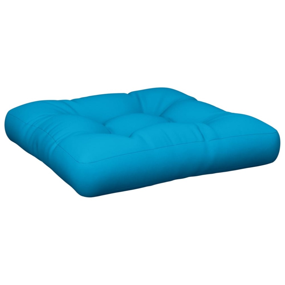 vidaXL Pernă de paleți, albastru deschis, 50x58x10 cm, material textil