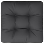 vidaXL Pernă de paleți, negru, 58x58x10 cm, material textil vidaXL Pernă de paleți, negru, 58x58x10 cm, material textil