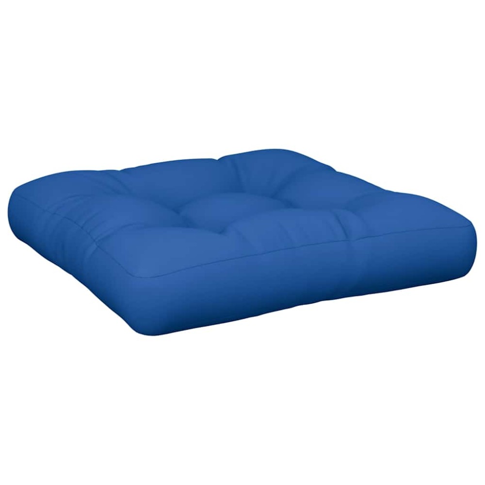 vidaXL Pernă de paleți, albastru, 58x58x10 cm, material textil