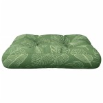 vidaXL Pernă pentru paleți model frunze 58x58x10 cm, țesătură Oxford