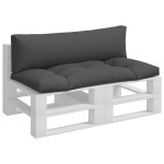 vidaXL Perne de paleți, 2 buc., antracit, material textil