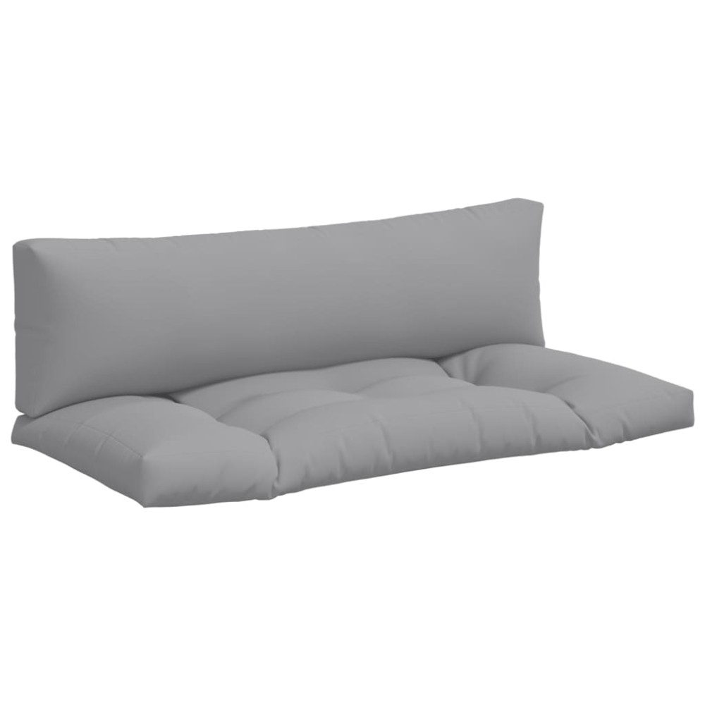vidaXL Perne pentru paleți, 2 buc., gri, material textil
