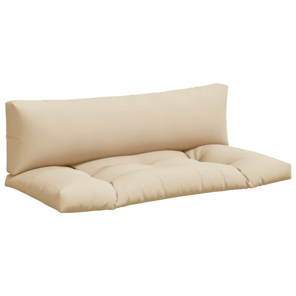 vidaXL Perne pentru paleți, 2 buc., bej, material textil