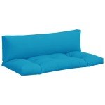 vidaXL Perne de paleți, 2 buc., albastru deschis, material textil