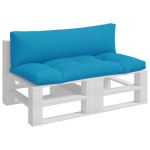 vidaXL Perne de paleți, 2 buc., albastru deschis, material textil