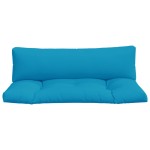 vidaXL Perne de paleți, 2 buc., albastru deschis, material textil