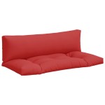 vidaXL Perne de paleți, 2 buc. roșu, material textil