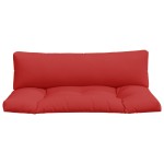 vidaXL Perne de paleți, 2 buc. roșu, material textil