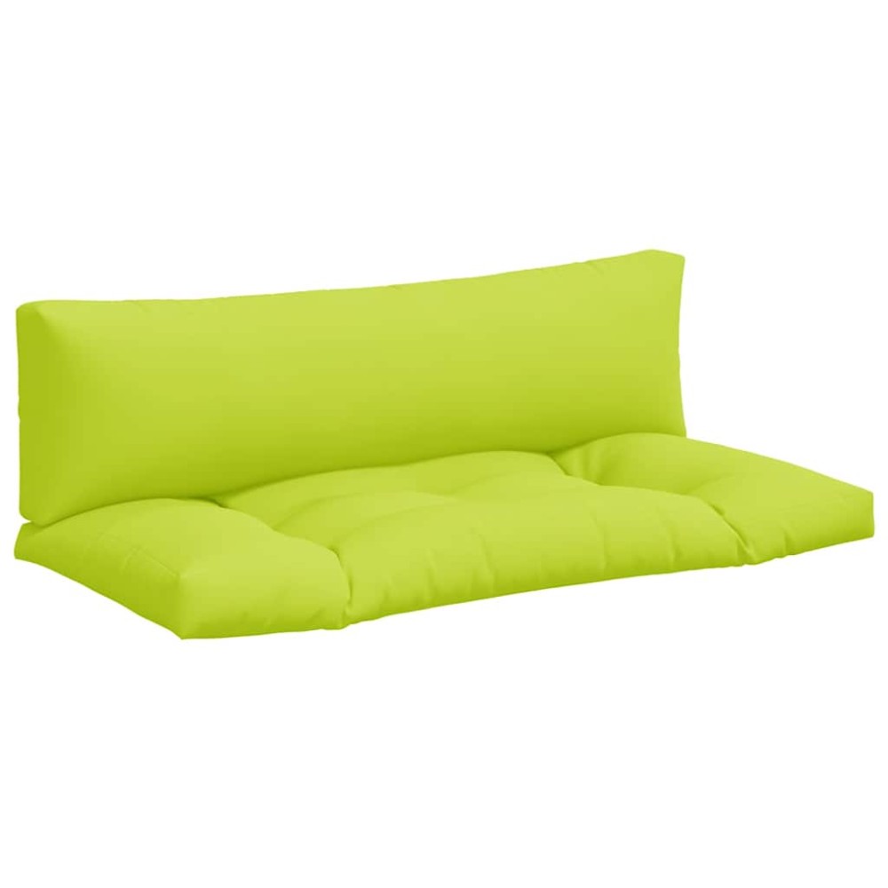 vidaXL Perne de paleți, 2 buc, verde aprins, material textil