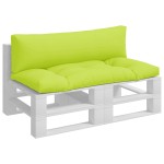 vidaXL Perne de paleți, 2 buc, verde aprins, material textil