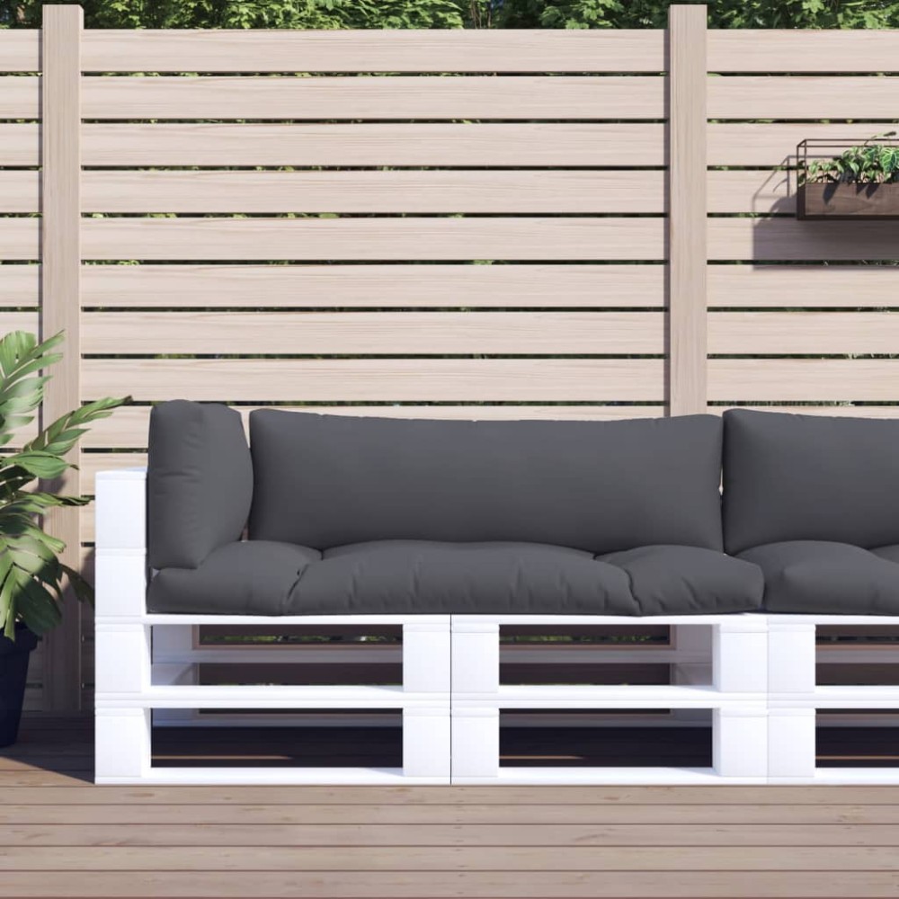 vidaXL Perne de paleți, 3 buc., antracit, material textil