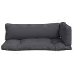vidaXL Perne de paleți, 3 buc., antracit, material textil